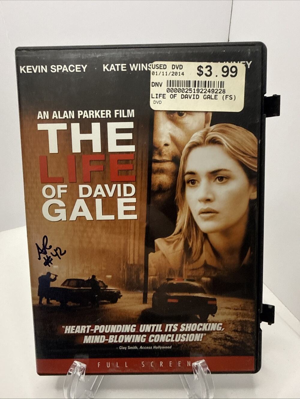 The Life of David Gale (DVD, 2003, Full Frame)